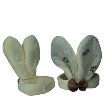 Imagem de Conjunto 2 Peças Porta Guardanapo Tiara De Coelho 8X5X5Cm