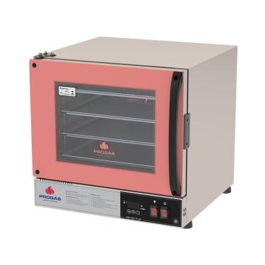 Imagem de Forno Turbo Elétrico Fast Oven 4 Assadeiras Prp-004 Plus Digital Rosa 220v - Progás 220V
