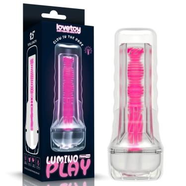 Imagem de Masturbador Lanterna 8.5'' Lumino Play Pink Glow - Lovetoy - Pink