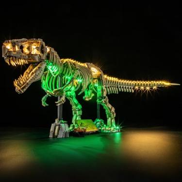 Imagem de MENZAVA LED Light Set Compatible with Lego Jurassic World Dinosaur Fossils Tyrannosaurus rex 76968 Building Blocks Model - Model Set NOT Included