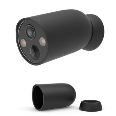 Imagem de TIUIHU Capa de silicone para Tp-Link Tapo MagCam C425, Kit Tapo SolarCam C402, Tapo SolarCam 2K Preto