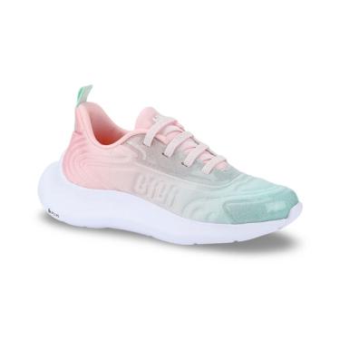 Imagem de Tênis Infantil Menina Bibi Action Rosa Doce Verde Baby