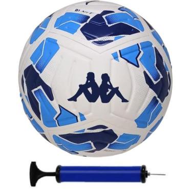 Imagem de Bola futsal kappa blasty oficial + bomba de ar, Azul