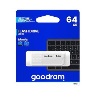 Imagem de Pen Drive UME2 Branco USB 2.0 64GB GOODRAM