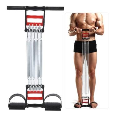 Imagem de Yuecoom Pedal Muscular 3 Em 1 Com Clipe Para Peito, Expansor De Mola, Extrator, Equipamento Fitness Três Funções Removível, Treinador Força, Academia Casa