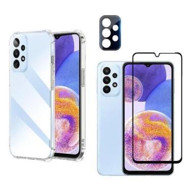 Imagem de Capa Anti Queda Para Samsung Galaxy A23 + Película 5d + Cam - Shop Cel