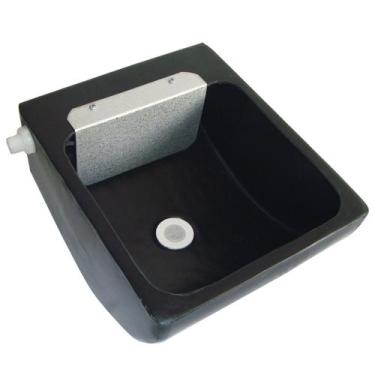 Imagem de Bebedouro Automático 5 Litros Preto com boia Cocho de Água Abecel, Pre