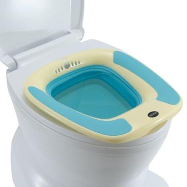 Imagem de Banheira Sitz, Banheira Sitz Dobrável para Hemorróidas, Sitz Bath para Assento Sanitário, Banho Sitz para Cuidados Pós-Parto, Banheira Sitz para Mulheres Homens Adultos, Sitz Bath Soak Sitz, Bacia de