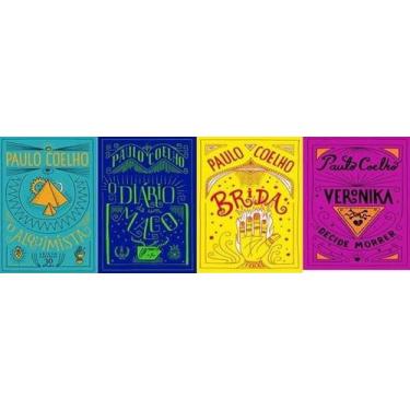 Imagem de Kit 4 livros paulo coelho alquimista + diario de um mago + brida + ver