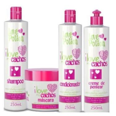 Imagem de Kit I Love My Cachos 250ml - Natureza Cosmeticos