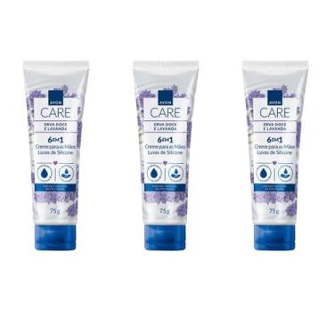 Imagem de Kit 3 Cremes Mãos Erva Doce e Lavanda 6 em 1 75g - Avon