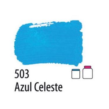 Imagem de Pva Tinta Fosca Para Artesanato Cores - ACRILEX, Azul celeste 37ml 503