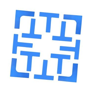 Imagem de Dynwave Kit de marcadores para de pickleball, marcadores esportivos práticos para áreas internas/externas, parque de tênis, presente para quintal, Azul