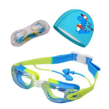 Imagem de Kit Óculos e Touca de Natação Infantil Hero Band Coleção Cores - Pools