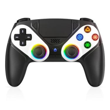 Imagem de Controlador sem fio Gamrombo LED para PS5 com vibração dupla