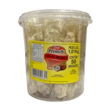 Imagem de Cocada Branca Primoly Pote 1,01Kg C/ 50 Unidades