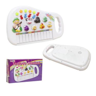 Imagem de Piano Musical Fazendinha Baby Educativo Sons de Bicho - Dutetoys