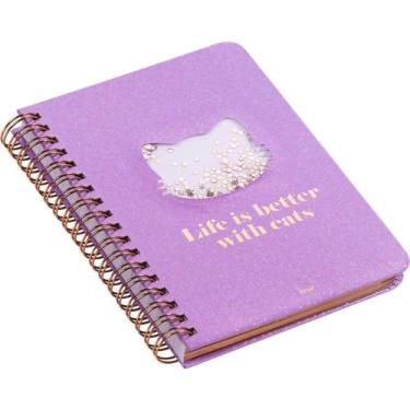 Imagem de Caderneta Espiral Capa Dura BEST Friend Holográfica 80 Folhas (pacote 