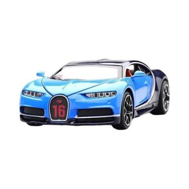 Imagem de Carro De Brinquedo De Liga Metálica Veyron Divo Chiron Escala 1:32 Par