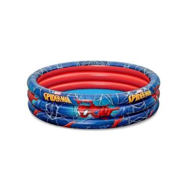 Imagem de Piscina Inflável 3 Anéis Bestway Homem Aranha 200L, UNICA