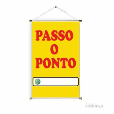 Imagem de Banner pronto Vende-se Ponto BA 616 medida 45x70 cm arte Pronta