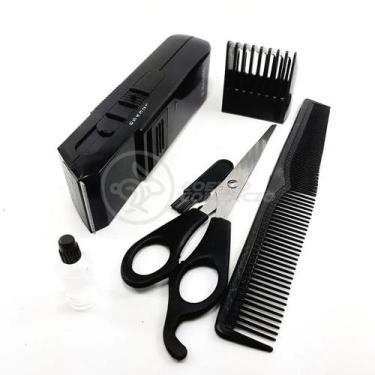 Imagem de Máquina De Cabelo Aparador Acabamento Barba Pezinho Pelos - Raymonda