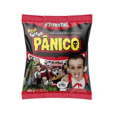 Imagem de Pirulito Pop Tattoo Pânico - 01 Unidade - Florestal - Rizzo - Floresta