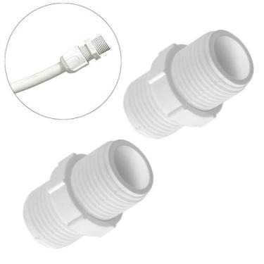 Imagem de Niple Conexão Duplo 1/2 X 1/2 Pvc Linha Roscável 02 Un - Kaztec