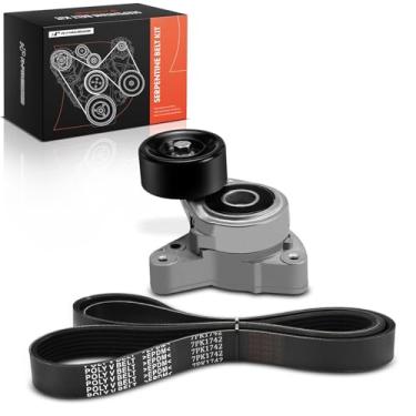 Imagem de A-Premium Kit de transmissão de correia serpentina do motor compatível com Honda CR-V 2010-2011, 2,4L GAS