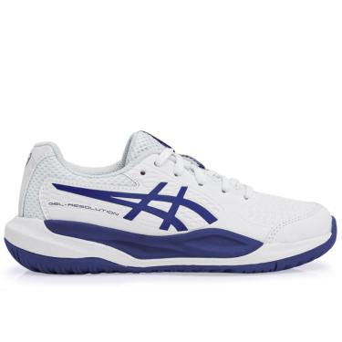 Imagem de Tênis Asics Gel Resolution X GS Junior Branco e Marinho-36
