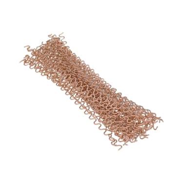 Imagem de Generic Dent puxando fios ondulados 50/100pcs pintados de cobre de 33cm fios de soldagem portátil de corrugado para reparo automotivo de chapas metálicas, 50 Pcs