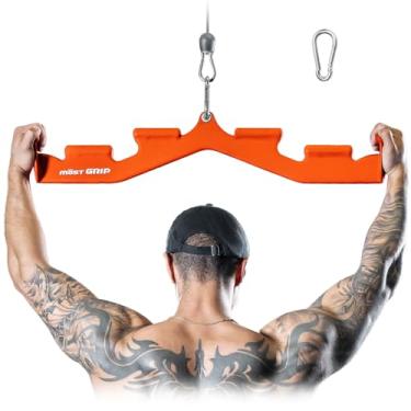 Imagem de MOST GRIP Acessórios suspensores LAT para sistema de academia em casa (laranja)