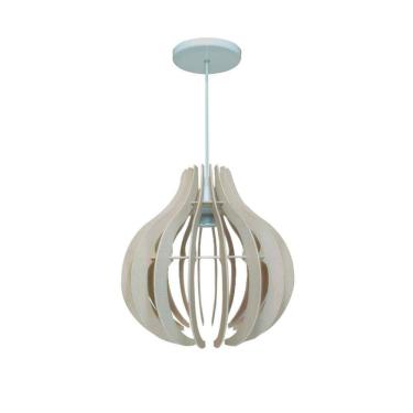 Imagem de Luminária de Teto Pendente Ana Maria 30cm E27 Cor Mármore