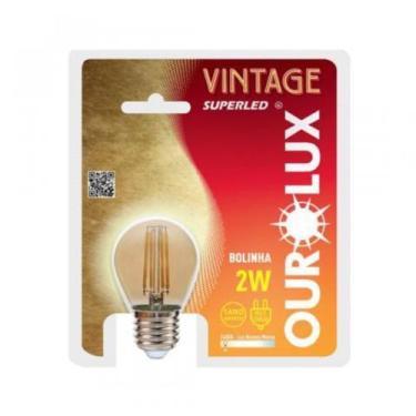 Imagem de Lâmpada LED Vintage BOLINHA 2W 2400K - OUROLUX (05310)