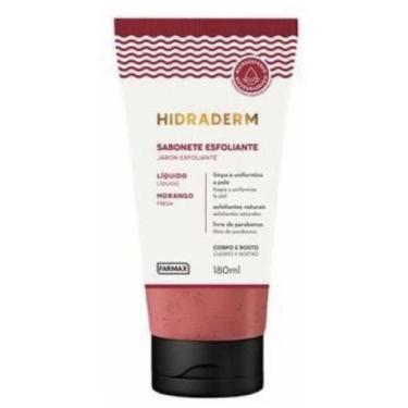 Imagem de Sabonete Líquido Esfoliante Natural Morango Corpo e Rosto Farmax Hidra
