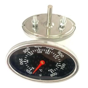 Imagem de Termometro 0 a 430c Churrasqueria Bafo BBQ Defumador Forno Industrial 