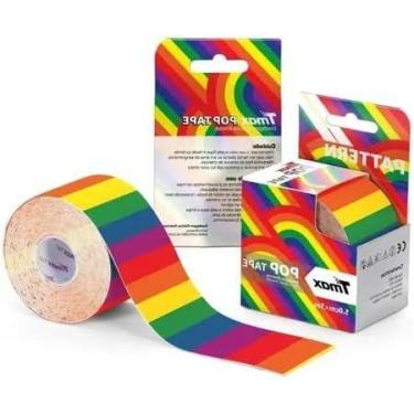 Imagem de Bandagem Elástica Adesiva Kinesio T-max Pop Lgbtqia+ Cor Arco Iris - T