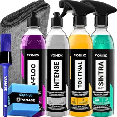 Imagem de Produto para Limpeza Automotiva Shampoo V-floc APC Sintra Fast Revitalizador de Plasticos Cera Liquida Tok Final