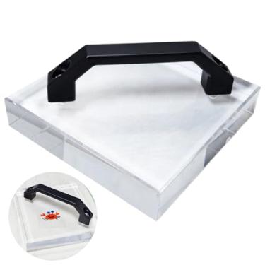 Imagem de Bloco de prensa térmica, ferramenta de resfriamento de vinil HTV, acessórios de sublimação, ferramenta manual ergonômica de pressão de transferência de mão para projetos de artesanato, vestuário DIY