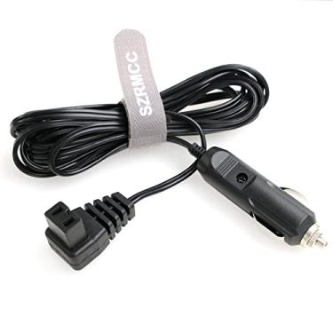 Imagem de SZRMCC Cabo para isqueiro de cigarros de 12 V CC, cabo de 2 pinos, cabo de chumbo para carro, caixa de refrigeração de carro, mini frigorífico, Wagan EL6214 (ângulo reto de 1,5 m)