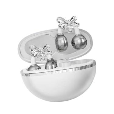 Imagem de NonMiFyR Fones de Ouvido Abertos, Elegantes, Leves, Confortáveis, com Brinco de Alça Removível, para Trabalho, Ciclismo, Festivais, Branco