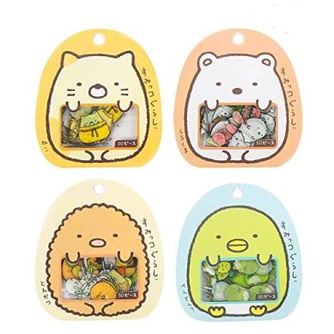 Imagem de Aimeio Adesivos de PVC transparentes de animais de desenho animado super fofos para agenda de agenda, álbuns, decoração, scrapbook, agenda, diário, infantil, brinquedo DIY, material escolar