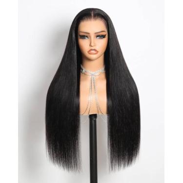 Imagem de Peruca Megalook hair 13x6 HD Lace Front 100% cabelo humano 20 polegada