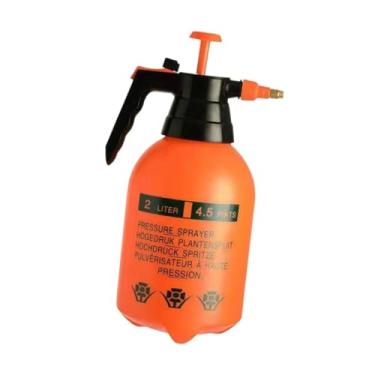 Imagem de Ｂｅｓｇａ Pulverizador de bomba manual, garrafa de spray de água de pressão, alça antiderrapante, multiuso com bico de latão ajustável para flores e gramado, Laranja 3l