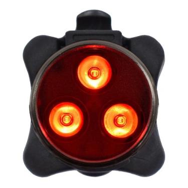 Imagem de Lanterna traseira vermelha bike - Lua tek