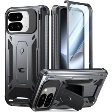 Imagem de Poetic Capa Spartan para Google Pixel 10 Pro Fold, [Proteção de dobradiça] [Suporte] [Proteção de grau Mil] Capa protetora robusta à prova de choque com protetor de tela integrado, metal metálico