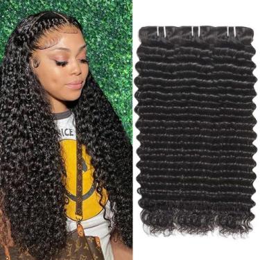 Imagem de Pacotes de cabelo Great Grace Deep Wave 12A 45 50 55 cm 100% virgem