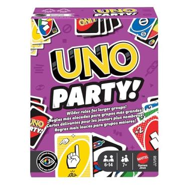 Imagem de UNO Jogo de Cartas Party Novo para crianças a partir de 7 anos