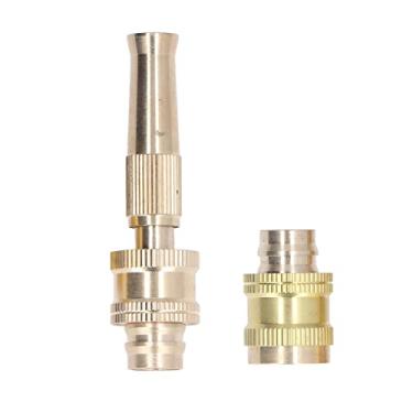 Imagem de Bico de Mangueira de água, Bocal Mangueira Jardim Resistente a Alta Pressão Bico Regulável Spray Girating, Ajuste Conveniente e Prático, Ideal para Pátios, Passarelas e