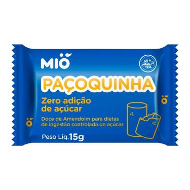 Imagem de Paçoquinha Rolha Mió Zero Açúcar 15g